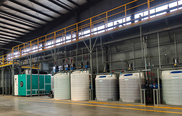 泳恒科技生产废水及废气处理系统进场施工