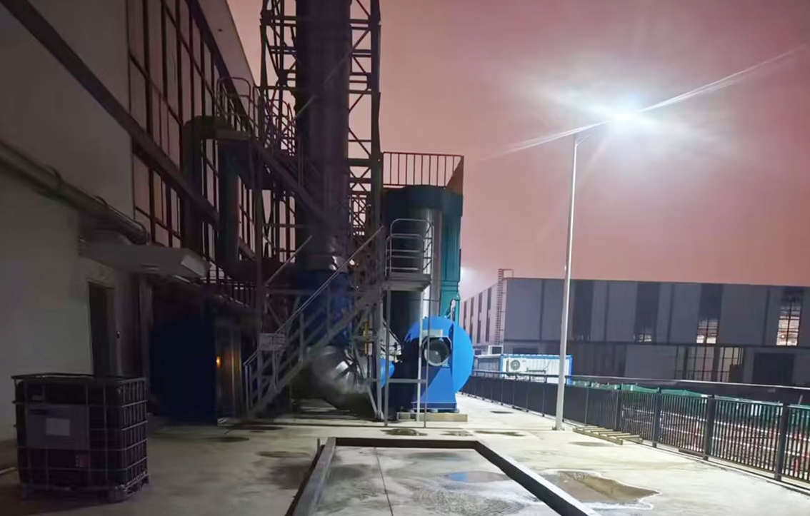 禾纤新材料污水处理系统项目进场施工